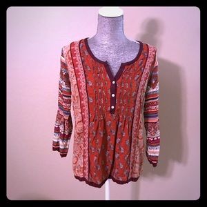 Lucky Brand bohemian shirt